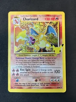 Charizard 4/102 Celebrations: Classic Collection Holo Pokemon - Image 1
