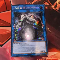 YUGIOH! A Bao A Qu, the Lightless Shadow SUDA-EN049 Secret Rare 1st Edition NM - Image 1