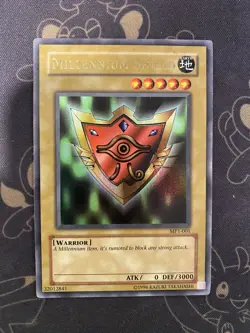 YUGIOH Ultra Rare Millennium Shield MP1-001 McDonalds Promo HP/DM Condition #58 - Image 1