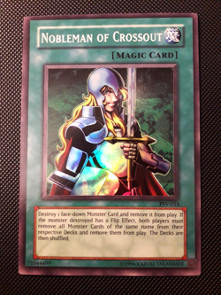Yu-Gi-Oh! Nobleman of Crossout, PSV-034, SR, 2. Edition, Englisch, NM/Back EX - Image 1