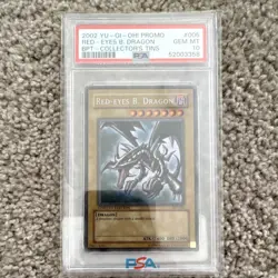Yu-Gi-Oh! TCG Red-Eyes B. Dragon BPT-005 2002 PSA 10 Secret Rare - Image 1