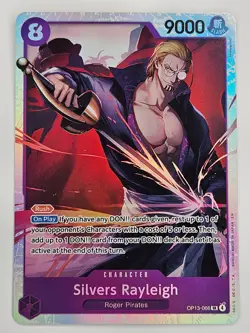 One Piece - OP13-066 Silvers Rayleigh - Super Rare - Image 1