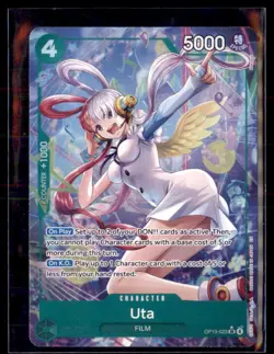 One Piece Carrying on His Will OP13-023 Uta Alternate Art - Image 1