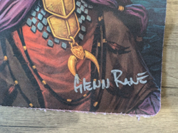 World of Warcraft WoW TCG Regional Qualifier Playmat signed by Glenn Rane - Image 2
