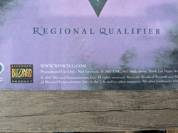 World of Warcraft WoW TCG Regional Qualifier Playmat signed by Glenn Rane - Image 3