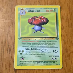 Pokemon Vileplume Jungle 31/64 Italian Rare 80 HP Wizards Card 1st Edition - Image 1