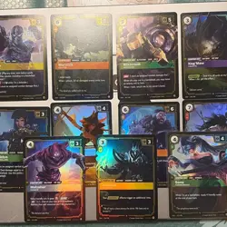 League of Legends Riftbound TCG Card Lot of 11 Foil Rare Champion Unit Cards. NM - Image 3
