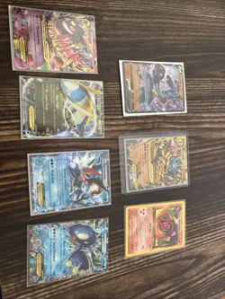 Pokemon Gengar EX Latios EX Lucario V Greninja Kyogre Holo Card Lot 7 Cards - Image 4