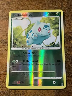 Pokemon Bulbasaur 77/132 Secret Wonders Reverse Holo Card - Image 1