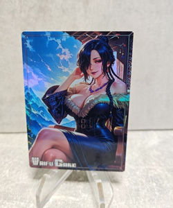 Lulu FFY Trading Card Waifu Goddess Story Anime Girl holo Karte Manga Full Art - Image 1