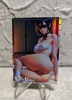 Mikasa Ackerman Trading Card Waifu Goddess Story Anime Girl holo Karte Manga - Image 1