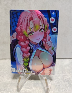Mitsuri Trading Card Waifu Goddess Story Anime Girl holo Karte Manga Full Art - Image 1