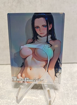 Nico Robin Trading Card Waifu Goddess Story Anime Girl holo Karte Manga Full Art - Image 1
