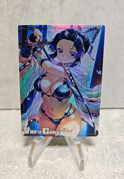 shinobu Trading Card Waifu Goddess Story Anime Girl holo Karte Manga Full Art - Image 1