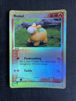 Pokemon Card - Numel - Ex Dragon - Reverse Holo - 69/97 - MP/LP - Image 1
