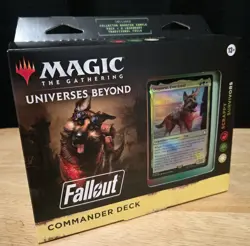 Universes Beyond: Fallout Commander Deck Scrappy Survivors MTG Brand New Sealed 195166228532 - Image 1