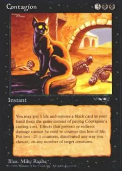 1x Contagion Light Play MTG Magic - Kid Icarus - - Image 1