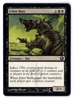 Ichor Rats LP* Scars Of Mirrodin ENGLISH 67/249 mtg -UnltdCards - Image 1