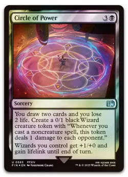 Circle of Power (Surge Foil) #583 (NM) Final Fantasy FIN Magic MTG - Image 1