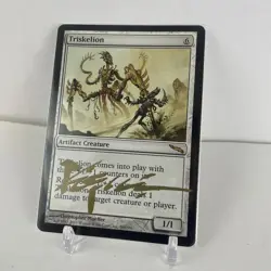 MTG Triskelion signed PROOF With Back Artwork and another signature WOW! - Image 1