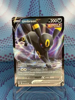 Umbreon V 094/203 Ultra Rare Full Art Holo Evolving Skies Pokemon Card 2021 LP - Image 1