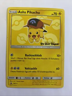 POKEMON - Black Star Promo - Ashs Pikachu - SM111 - deutsch - Image 1