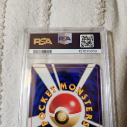 1996 Pokemon Japanese Alakazam Base Set - Holo PSA 8 NM-MT #65 - Image 5