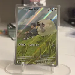 Pokemon 2025 Hop's Wooloo JTG 170/159 Journey Together Illustration Rare NM/M - Image 1