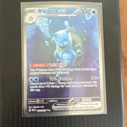 Pokemon Blastoise EX Special Illustration Rare Holo Scarlet & Violet 151 200/165 - Image 1