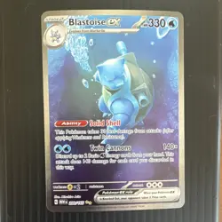 Pokemon Blastoise EX Special Illustration Rare Holo Scarlet & Violet 151 200/165 - Image 2