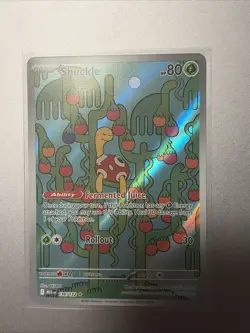 Shuckle 136/132 IR Pokemon Mega Evolution Illustration Rare Holo NM/M - Image 1