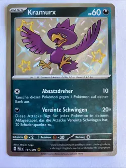 Pokemon: Kramurx 181/091 Baby Shiny | Paldeas Schicksale | Near Mint Deutsch - Image 1