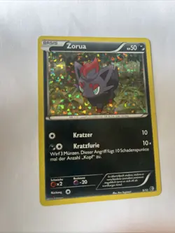 Pokemon Zorua 9/12 McDonald's-Spezialserie 2011 Deutsch Holo 2011 - Image 1