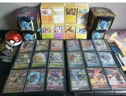 MEGA ANGEBOT | 100 Pokemon Karten + 1 GX oder V/VMAX + 8 Holo/reverse - deutsch - Image 1