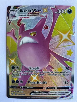 Pokemon Iksbat Shiny VMAX | Deutsch SWSH099 Black Star Promo | Near Mint - Image 1