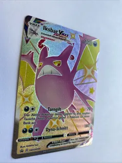 Pokemon Iksbat Shiny VMAX | Deutsch SWSH099 Black Star Promo | Near Mint - Image 2