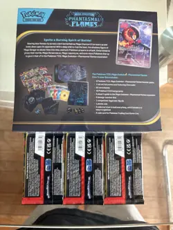Pokemon TCG Phantasmal Flames ETB + 3 phantasmal Flames singles - Image 2