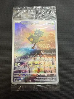Teal Mask Ogerpon SVP 123 Pokemon Center Promo Sealed NM - Image 1