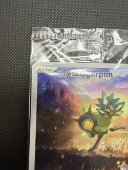 Teal Mask Ogerpon SVP 123 Pokemon Center Promo Sealed NM - Image 5