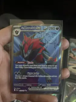 N's Zoroark ex 175/159 Sv09: Journey Together Pokemon NM - Image 1