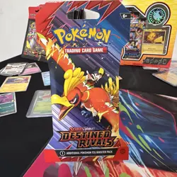 ****Pokemon Destined Rivals HEAVY 32.91g!!! Sleeved Booster Pack**** - Image 2