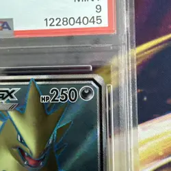 2018 POKEMON SUN & MOON LOST THUNDER #203 FULL ART/TYRANITAR GX PSA 9 - Image 3
