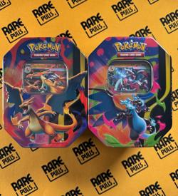 Sealed - Pokemon - Mega Charizard Ex X and Y Tins (Pair) - UK - Image 1