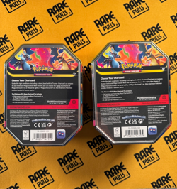 Sealed - Pokemon - Mega Charizard Ex X and Y Tins (Pair) - UK - Image 3