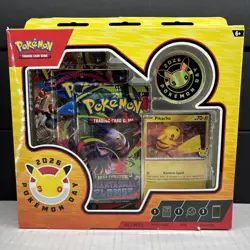 Pokemon Day 2026 Collection Box - 30th Anniversary Pikachu Promo With 3 Packs + - Image 1