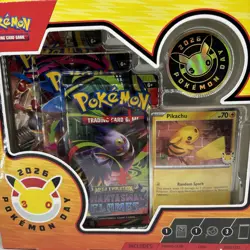Pokemon Day 2026 Collection Box - 30th Anniversary Pikachu Promo With 3 Packs + - Image 4