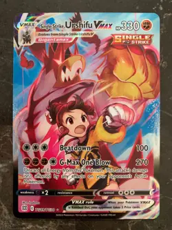 Pokemon Brilliant Stars SINGLE STRIKE URSHIFU VMAX TRAINER GALLERY TG19/TG30 NM - Image 1