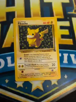 Pokemon WoTC Black Star Promo Card - Pikachu (Ivy) -#1 LP - Image 1