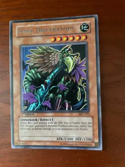 Yugioh Dark Driceratops IOC-073 SINGLE USED EXC CONDITION SEE PHOTOS - Image 1