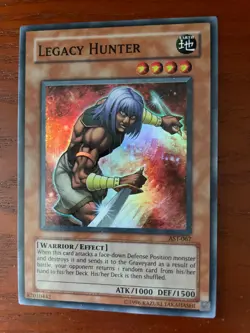 Yugioh Legacy Hunter AST-067 SINGLE USED EXCELLENT CONDITION SEE PHOTOS - Image 1